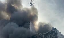 Lökbatandakı yanğının söndürülməsinə FHN-in helikopteri cəlb olunub - YENİLƏNİB 