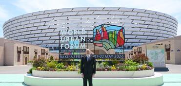 Prezident İlham Əliyevin sosial şəbəkə səhifələrində Bakı Olimpiya Stadionunun ərazisində WUF13 ilə əlaqədar görülən işlərlə tanışlığını əks etdirən kadrlar paylaşılıb - VİDEO