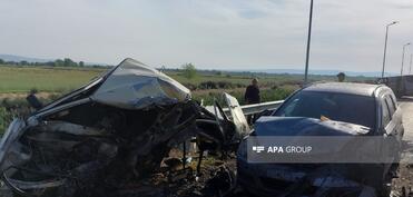 Sabirabadda zəncirvari qəza olub, 1 nəfər ölüb, 5 nəfər xəsarət alıb