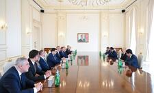 Prezident İlham Əliyev Slovakiya Milli Şurasının sədrini qəbul edib