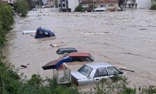 Türkiyənin Samsun əyalətində sel səbəbindən dərslər dayandırılıb