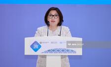 Milli Məclisin sədri Sahibə Qafarova İkinci Asiya Qadınlar Forumunda çıxış edib - FOTO