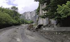 İsmayıllı-Lahıc yolunda sürüşmə olub, yol bağlanıb