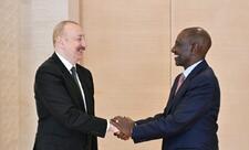 Prezident İlham Əliyev Keniya Prezidentinin başçılıq etdiyi nümayəndə heyəti ilə görüşüb