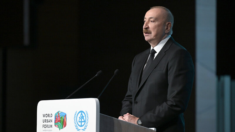 İlham Əliyev Ümumdünya Şəhərsalma Forumunun 13-cü Sessiyasının açılış mərasimində çıxış etdi - YENİLƏNDİ