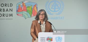 UN-Habitat-ın İcraçı direktoru: Bakıda dayanıqlılıq ruhu ilə bir araya gəlmişik