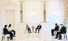 Prezident İlham Əliyev Mavriki Prezidenti ilə görüşüb