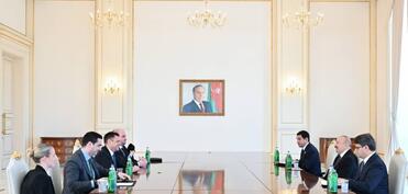Prezident İlham Əliyev Slovakiya Baş nazirinin müavinini qəbul edib