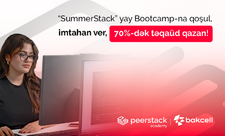 Bakcell-in dəstəyi ilə gənclər üçün “SummerStack Bootcamp” başlayır