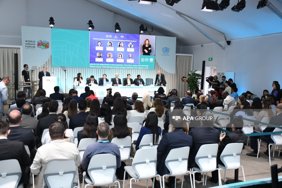 WUF13-də urban dayanıqlılıq və media mövzusunda tədbir keçirilib