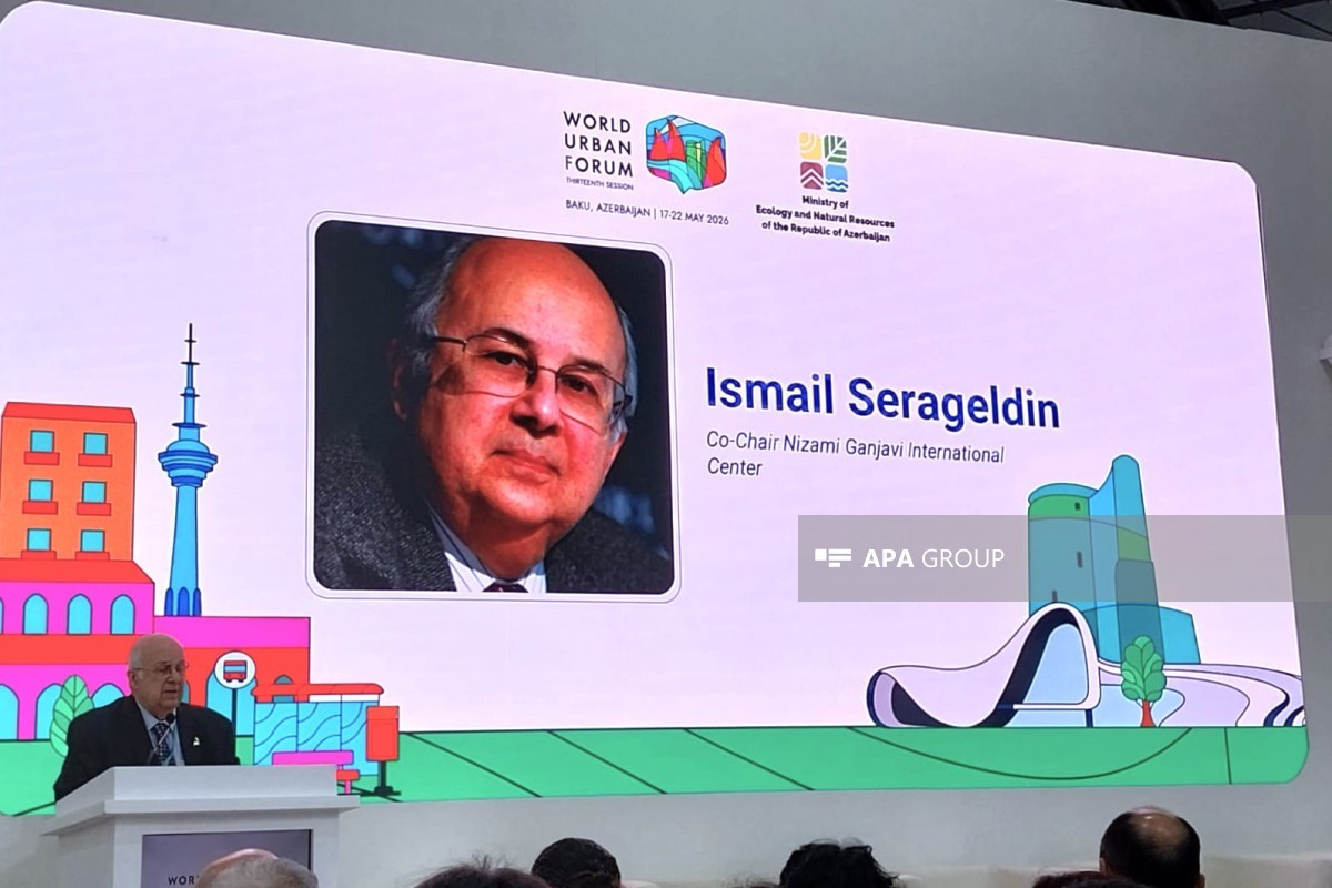 İsmail Serageldin: Azərbaycan plastiklərin təkrar emalı və bu istiqamətdə həyata keçirilən layihələrə ciddi töhfə verir