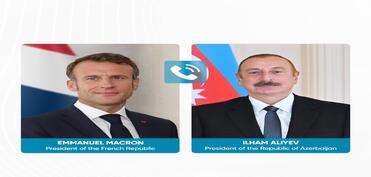 Emmanuel Makron Azərbaycan Prezidentinə zəng edib