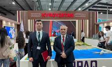 Baş katib "Urban Expo" sərgisində xüsusi olaraq quraşdırılmış pavilyonlarını ziyarət edib
