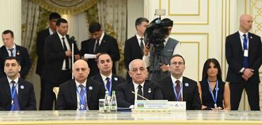 Əli Əsədov MDB Hökumət Başçılarının iclasında WUF13 və Qarabağda görülən işlər barədə məlumat verib