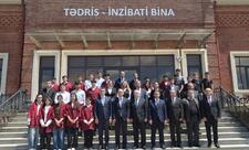 Emin Əmrullayev İsmayıllı Dövlət Peşə Təhsil Mərkəzinin Qobustan korpusunda olub