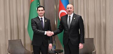 Sərdar Berdiməhəmmədov Prezident İlham Əliyevi təbrik edib