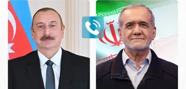 Prezident İlham Əliyevlə Məsud Pezeşkian arasında telefon danışığı olub