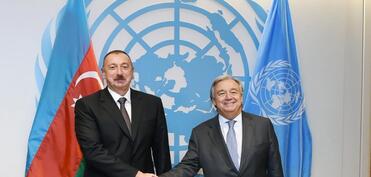 BMT Baş katibi Azərbaycan Prezidentini təbrik edib