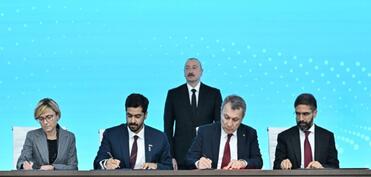 Bakı Enerji Həftəsi çərçivəsində maliyyə dəyəri 7,5 milyard dollar olan müqavilələr imzalanıb -FOTO