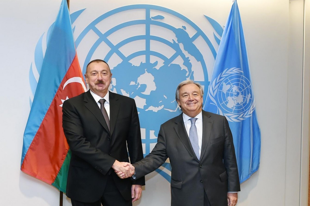 BMT Baş katibi Azərbaycan Prezidentini təbrik edib