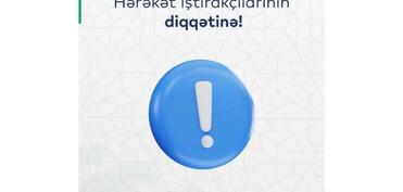 DYP küləkli hava ilə bağlı hərəkət iştirakçılarına müraciət edib