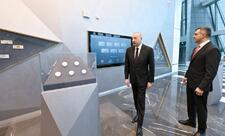Prezident İlham Əliyev Mərkəzi Bankın yeni binasının açılışında iştirak edib - FOTO