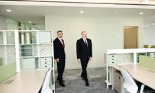 Prezident İlham Əliyev Mərkəzi Bankın yeni binasının açılışında iştirak edib - FOTO