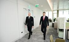 Prezident İlham Əliyev Mərkəzi Bankın yeni binasının açılışında iştirak edib - FOTO