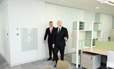 Prezident İlham Əliyev Mərkəzi Bankın yeni binasının açılışında iştirak edib - FOTO