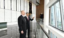 Prezident İlham Əliyev Mərkəzi Bankın yeni binasının açılışında iştirak edib - FOTO