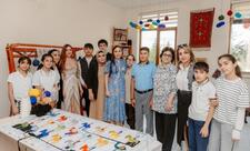 Leyla Əliyeva və Arzu Əliyeva 11 nömrəli inteqrasiya təlimli internat tipli ümumtəhsil məktəbində olublar