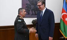 Serbiyanın Prezidenti Azərbaycan müdafiə nazirini qəbul edib