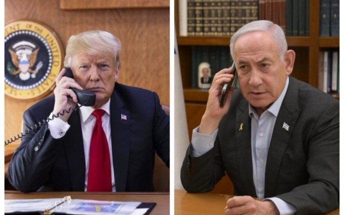 Tramp Netanyahu ilə telefonla danışıb