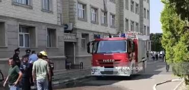 Culfada binada yanğın olub, ana və azyaşlı övladı xəsarət alıb - FOTO