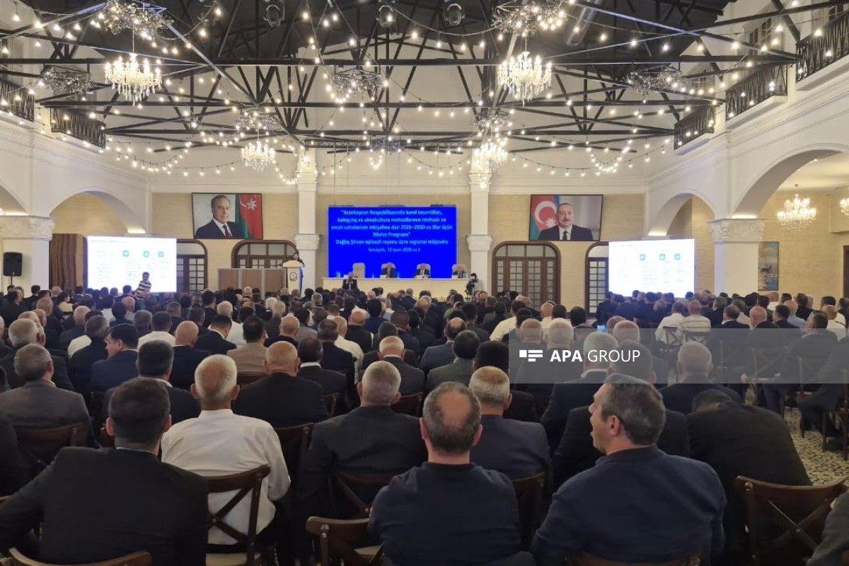 İsmayıllıda Dağlıq Şirvan iqtisadi rayonu üzrə aqrar sahədə yeni Dövlət Proqramının müzakirəsi keçirilir
