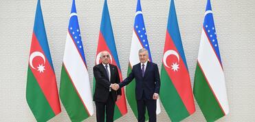 Əli Əsədov Özbəkistan Prezidenti ilə görüşüb