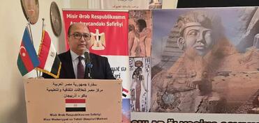 Misir Mədəniyyət Mərkəzində "Sehirli Əllər" adlı rəsm sərgisi keçirilib