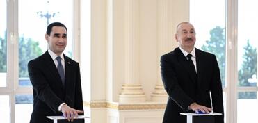 Azərbaycan və Türkmənistan prezidentlərinin iştirakı ilə “Dostlug” tankerinin onlayn formatda hədiyyə olunması mərasimi keçirilib