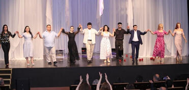 Lənkəran Teatrı Şəkidə qastrolda olub