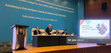 Prezidentin köməkçisi: Pambıqçılıqda 2030-cu ilədək əsas hədəf orta məhsuldarlığın 50 sentnerə çatdırılmasıdır
