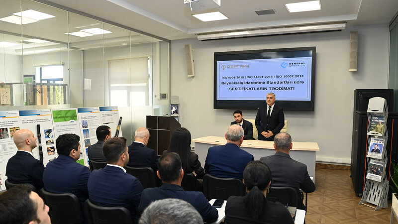 “Azərişıq” ISO beynəlxalq standartları üzrə sertifikatlar aldı
