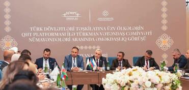 TDT-yə üzv ölkələrin QHT-lərinin Platformasının Katibliyi türkman vətəndaş cəmiyyəti təmsilçiləri ilə görüşüb