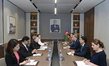 Ceyhun Bayramov BMT Baş katibinin xüsusi elçisi ilə görüşüb