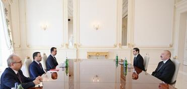 Prezident İlham Əliyev Türkiyənin ədliyyə nazirini qəbul edib