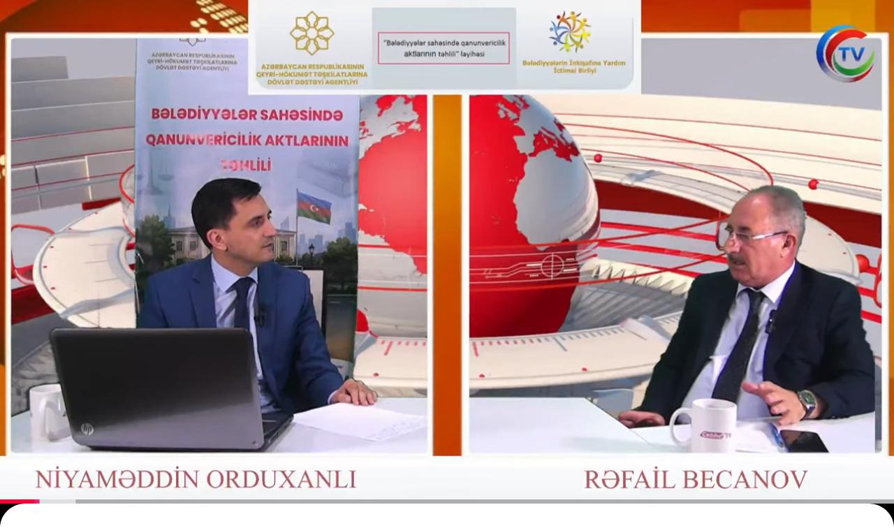 QHT Agentıiyinin dəstəklədiyi layihə Cəbhə TV-nin efirində