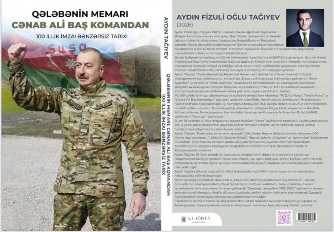 Qələbənin memarı: Cənab Ali Baş Komandan” adlı tarixi əsərin təqdimatı keçiriləcək