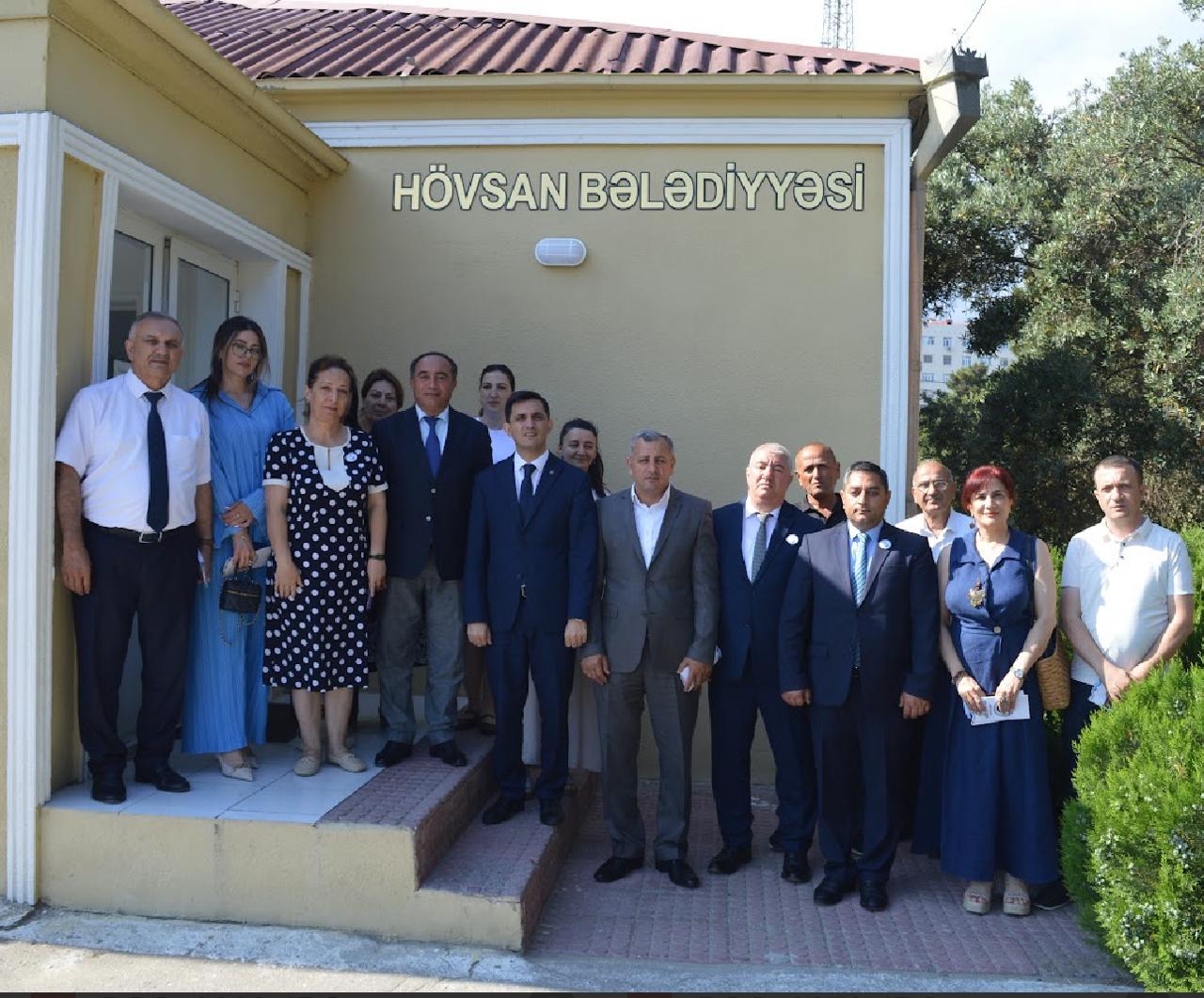 Niyaməddin Orduxanlının rəhbərlik etdiyi QHT Hovsan bələdiyyəsində görüş keçirib