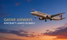 “Qatar Airways”in təyyarəsi ehtiyat hava limanı kimi Bakıya eniş edib