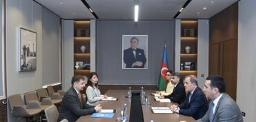 Ceyhun Bayramov BMT-nin Azərbaycanda yeni rezident əlaqələndiricisi ilə görüşüb