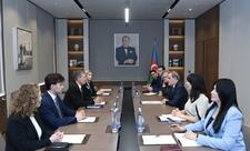 Ceyhun Bayramov ABŞ Senatının Xarici Əlaqələr Komitəsinin üzvü ilə görüşüb